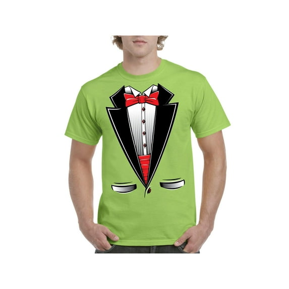Normal is Boring - Men's T-Shirt Short Sleeve, up to Men Size 5XL - Tuxedo Prom Costume