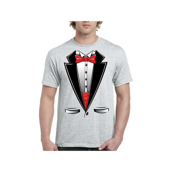Normal is Boring - Men's T-Shirt Short Sleeve, up to Men Size 5XL - Tuxedo Prom Costume