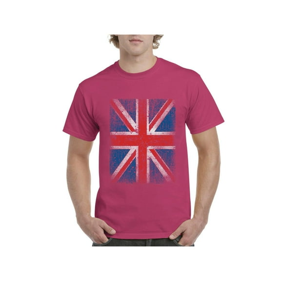 Normal is Boring - Men's T-Shirt Short Sleeve, up to Men Size 5XL - Union Jack British Flag