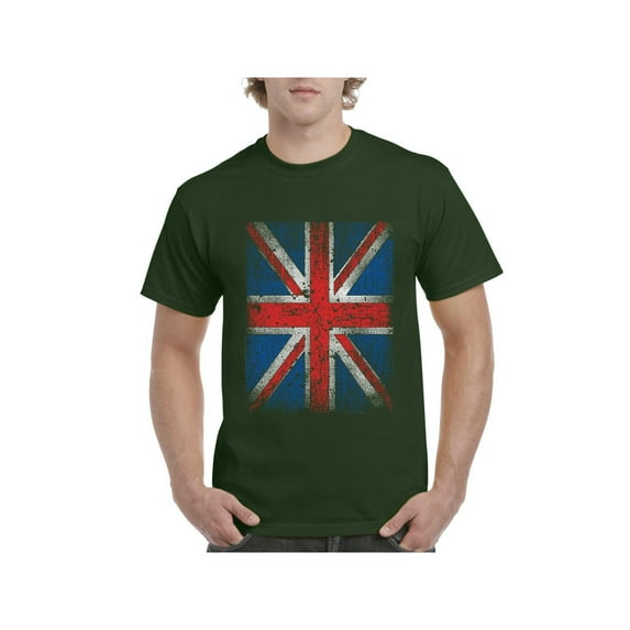 Normal is Boring - Men's T-Shirt Short Sleeve, up to Men Size 5XL - Union Jack British Flag