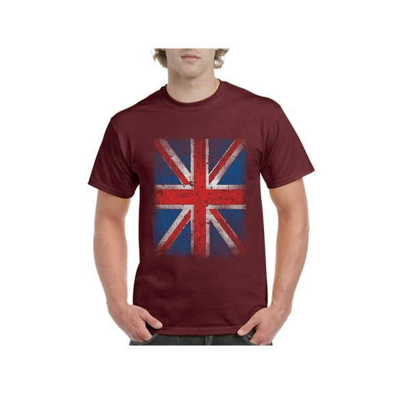 Normal is Boring - Men's T-Shirt Short Sleeve, up to Men Size 5XL - Union Jack British Flag