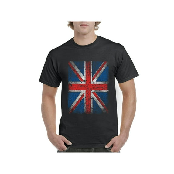 Normal is Boring - Men's T-Shirt Short Sleeve, up to Men Size 5XL - Union Jack British Flag