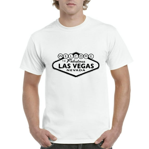 Normal is Boring - Men's T-Shirt Short Sleeve, up to Men Size 5XL - Welcome to Las Vegas Nevada