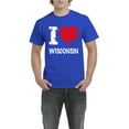 thumbnail image 1 of Normal is Boring - Men's T-Shirt Short Sleeve, up to Men Size 5XL - Wisconsin, 1 of 5