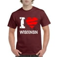 thumbnail image 1 of NIB - Men's T-Shirt Short Sleeve - Wisconsin, 1 of 3