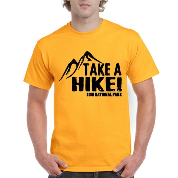 Normal is Boring - Men's T-Shirt Short Sleeve, up to Men Size 5XL - Zion Park Take a Hike