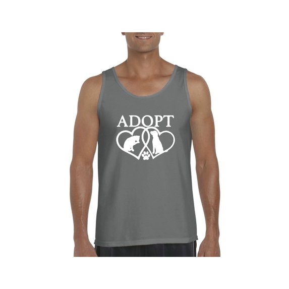 Normal is Boring - Men's Tank Top for Men, up to Men Size 3XL - Adopt Animal Rescue