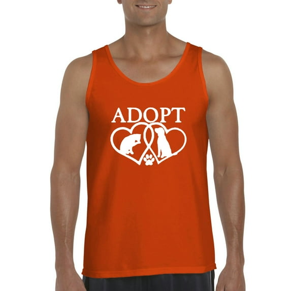 Normal is Boring - Men's Tank Top for Men, up to Men Size 3XL - Adopt Animal Rescue