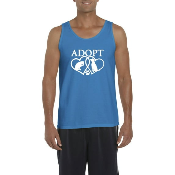 Normal is Boring - Men's Tank Top for Men, up to Men Size 3XL - Adopt Animal Rescue