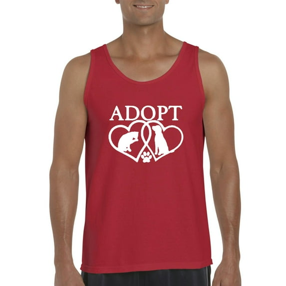 Normal is Boring - Men's Tank Top for Men, up to Men Size 3XL - Adopt Animal Rescue