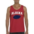 thumbnail image 1 of Normal is Boring - Men's Tank Top for Men, up to Men Size 3XL - Alaska Flag, 1 of 5