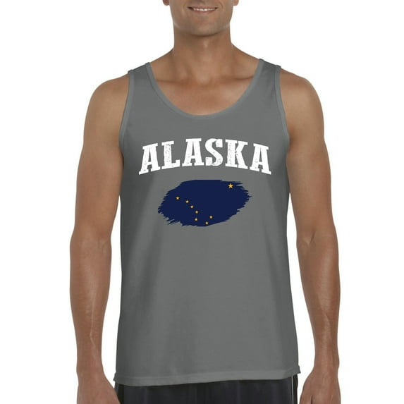 Normal is Boring - Men's Tank Top for Men, up to Men Size 3XL - Alaska Flag