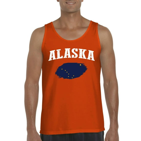 Normal is Boring - Men's Tank Top for Men, up to Men Size 3XL - Alaska Flag