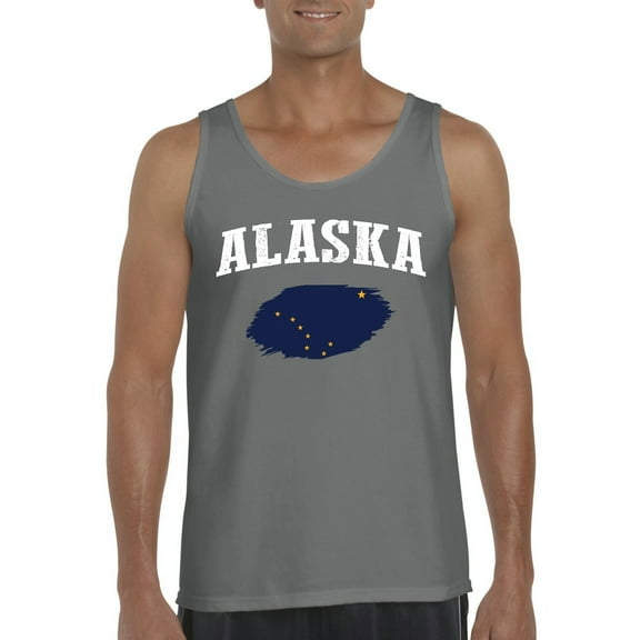 Normal is Boring - Men's Tank Top for Men, up to Men Size 3XL - Alaska Flag