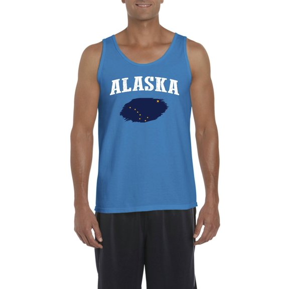 Normal is Boring - Men's Tank Top for Men, up to Men Size 3XL - Alaska Flag