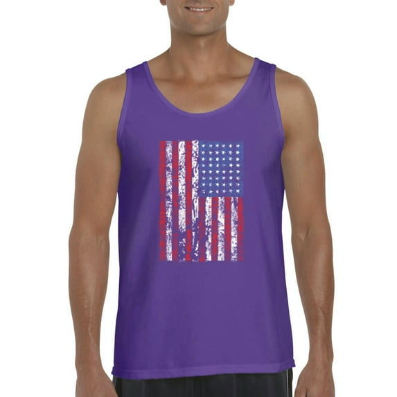 Normal is Boring - Men's Tank Top for Men, up to Men Size 3XL - American Flag 4th of July