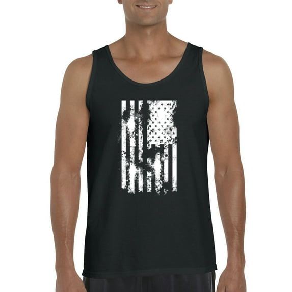 Normal is Boring - Men's Tank Top for Men, up to Men Size 3XL - American Flag 4th of July