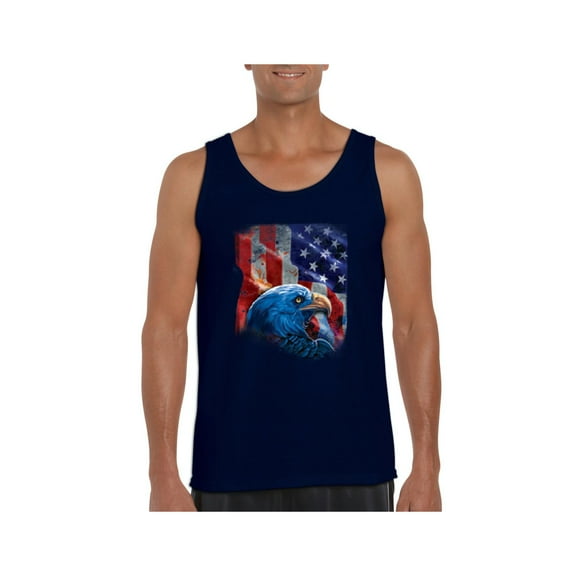 Normal is Boring - Men's Tank Top for Men, up to Men Size 3XL - American Flag 4th of July