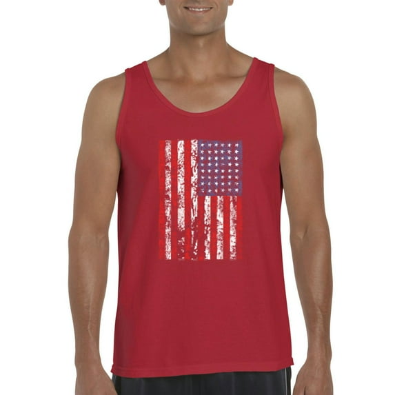 Normal is Boring - Men's Tank Top for Men, up to Men Size 3XL - American Flag 4th of July