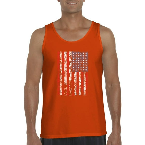 Normal is Boring - Men's Tank Top for Men, up to Men Size 3XL - American Flag 4th of July