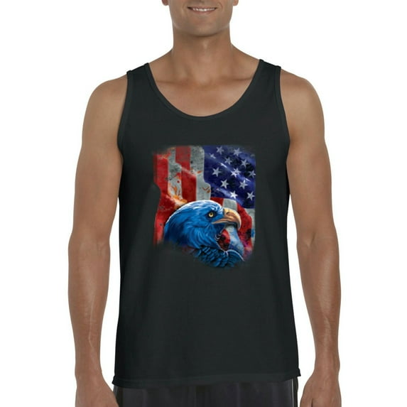 Normal is Boring - Men's Tank Top for Men, up to Men Size 3XL - American Flag 4th of July