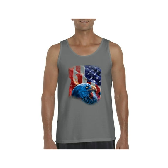 Normal is Boring - Men's Tank Top for Men, up to Men Size 3XL - American Flag 4th of July