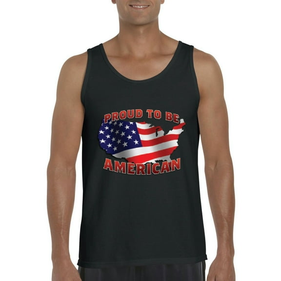 Normal is Boring - Men's Tank Top for Men, up to Men Size 3XL - American Proud to Be US Flag