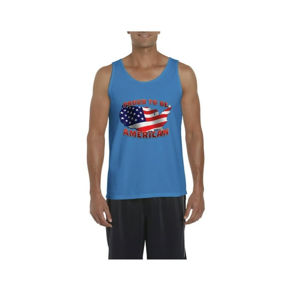 Normal is Boring - Men's Tank Top for Men, up to Men Size 3XL - American Proud to Be US Flag