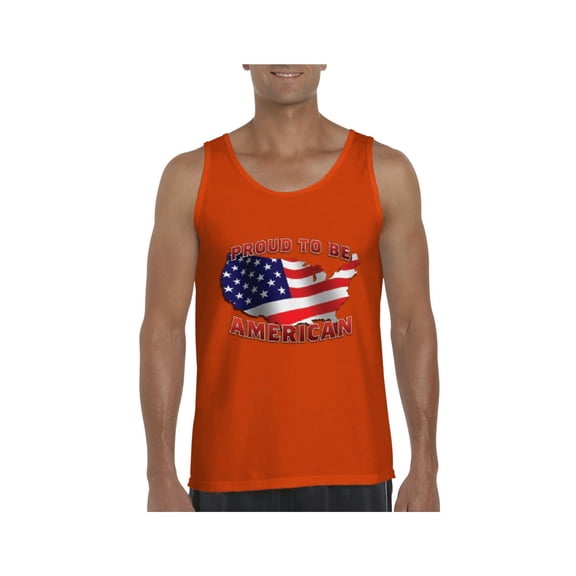 Normal is Boring - Men's Tank Top for Men, up to Men Size 3XL - American Proud to Be US Flag
