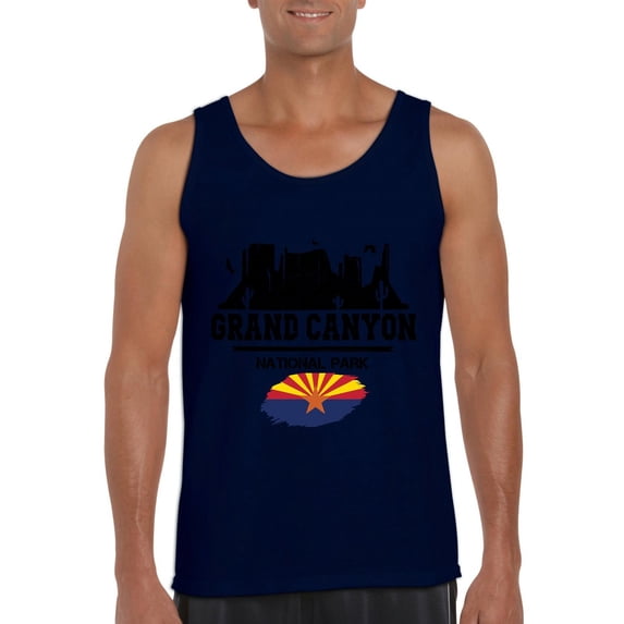 Normal is Boring - Men's Tank Top for Men, up to Men Size 3XL - Arizona Grand Canyon National Park
