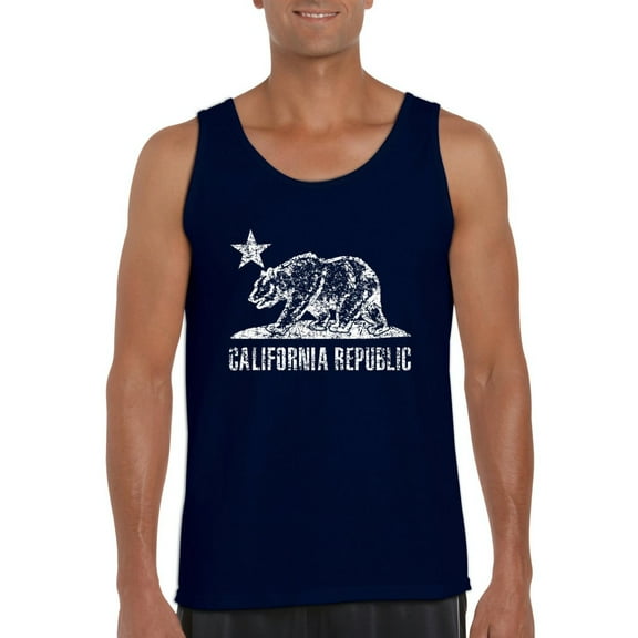 Normal is Boring - Men's Tank Top for Men, up to Men Size 3XL - California Bear