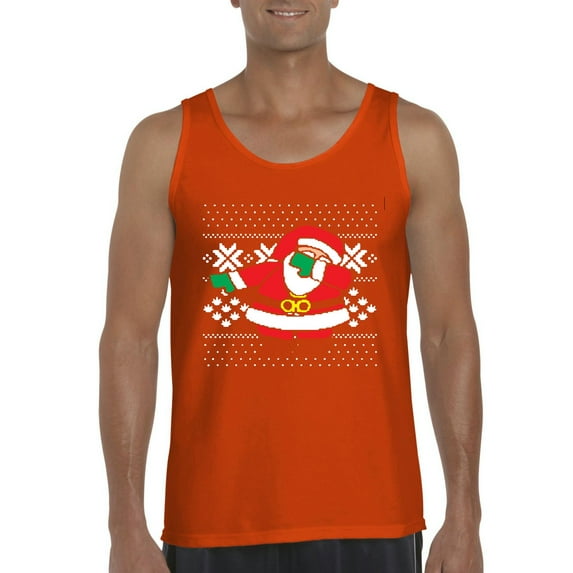 NIB - Men's Tank Top for Men - Christmas Dancing Santa