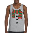 thumbnail image 1 of Normal is Boring - Men's Tank Top for Men, up to Men Size 3XL - Christmas Snowman Scarf, 1 of 5