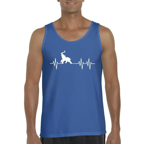NIB - Men's Tank Top for Men - Elephant Heartbeat