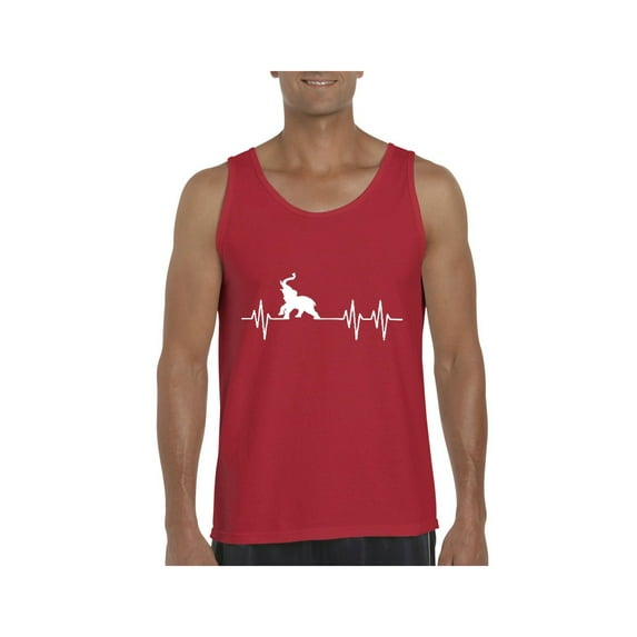 NIB - Men's Tank Top for Men - Elephant Heartbeat