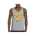 thumbnail image 1 of Normal is Boring - Men's Tank Top for Men, up to Men Size 3XL - Emoji Entourage, 1 of 5