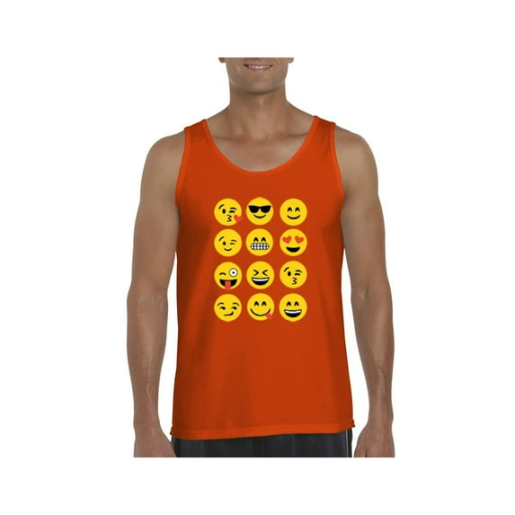 NIB - Men's Tank Top for Men - Emoji Group