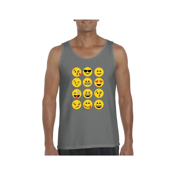 NIB - Men's Tank Top for Men - Emoji Group