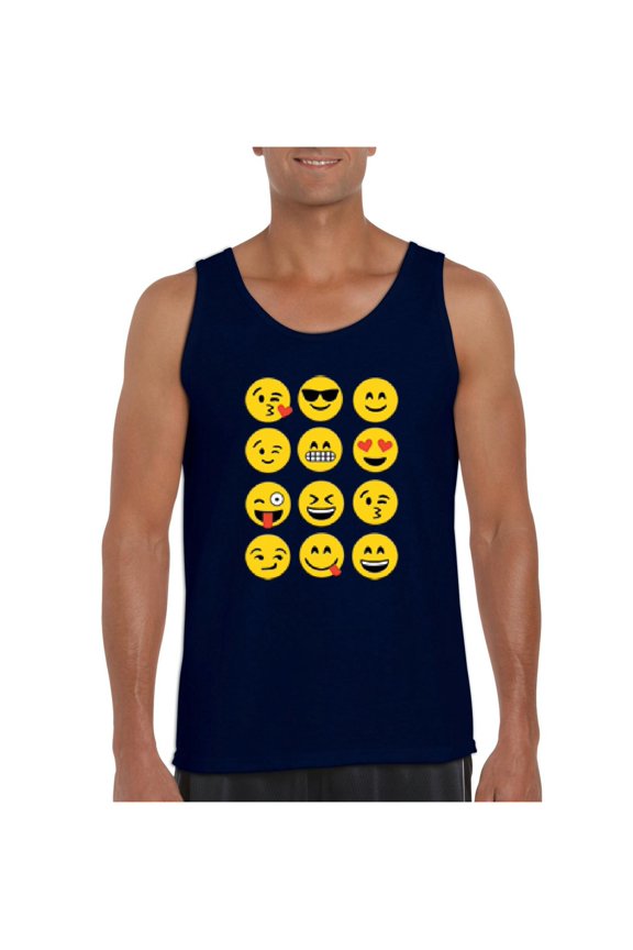 - Men's Tank Top for Men - Emoji Group