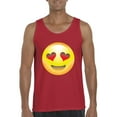 thumbnail image 1 of Normal is Boring - Men's Tank Top for Men, up to Men Size 3XL - Emoji Heart-Shaped Eyes, 1 of 5