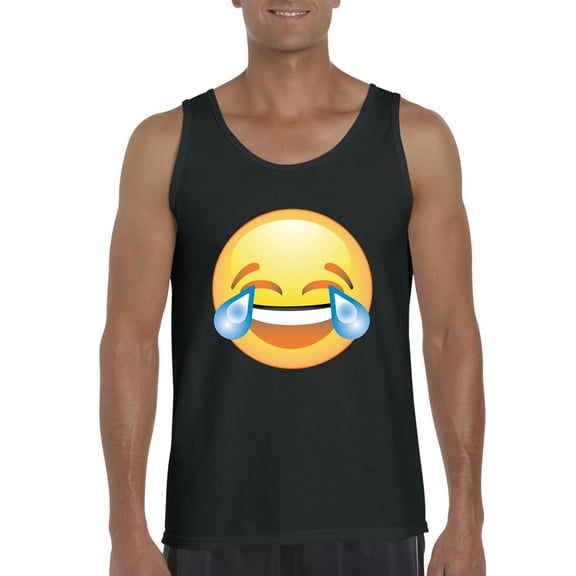 Normal is Boring - Men's Tank Top for Men, up to Men Size 3XL - Emoji Laughing Tears