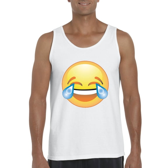 Normal is Boring - Men's Tank Top for Men, up to Men Size 3XL - Emoji Laughing Tears