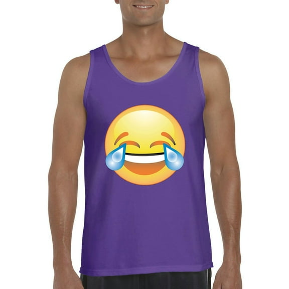 Normal is Boring - Men's Tank Top for Men, up to Men Size 3XL - Emoji Laughing Tears
