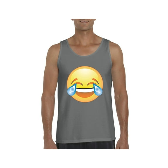 NIB - Men's Tank Top for Men - Emoji Laughing Tears