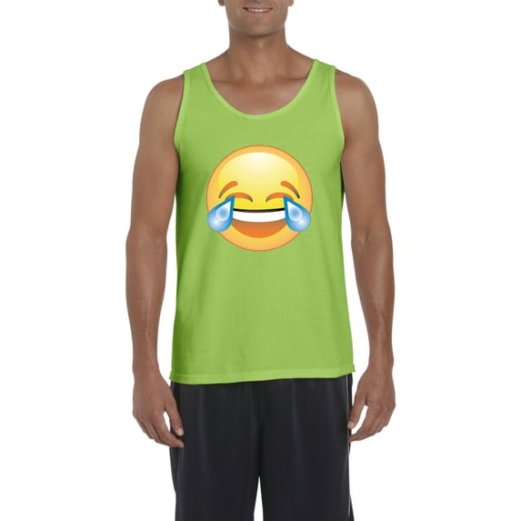 Normal is Boring - Men's Tank Top for Men, up to Men Size 3XL - Emoji Laughing Tears
