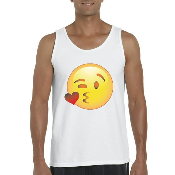 Normal is Boring - Men's Tank Top for Men, up to Men Size 3XL - Emoji Winky Face