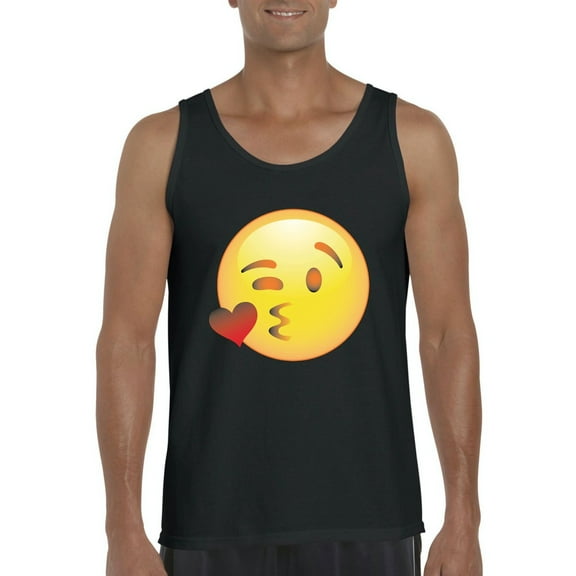 Normal is Boring - Men's Tank Top for Men, up to Men Size 3XL - Emoji Winky Face