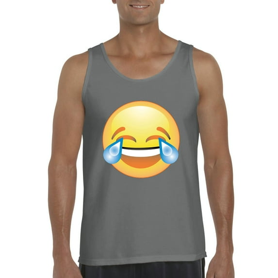 Normal is Boring - Men's Tank Top for Men, up to Men Size 3XL - Emoji Winky Face