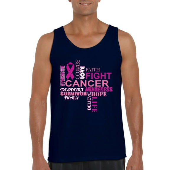 Normal is Boring - Men's Tank Top for Men, up to Men Size 3XL - Fight Breast Cancer