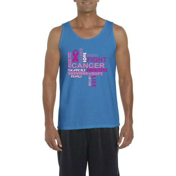 Normal is Boring - Men's Tank Top for Men, up to Men Size 3XL - Fight Breast Cancer